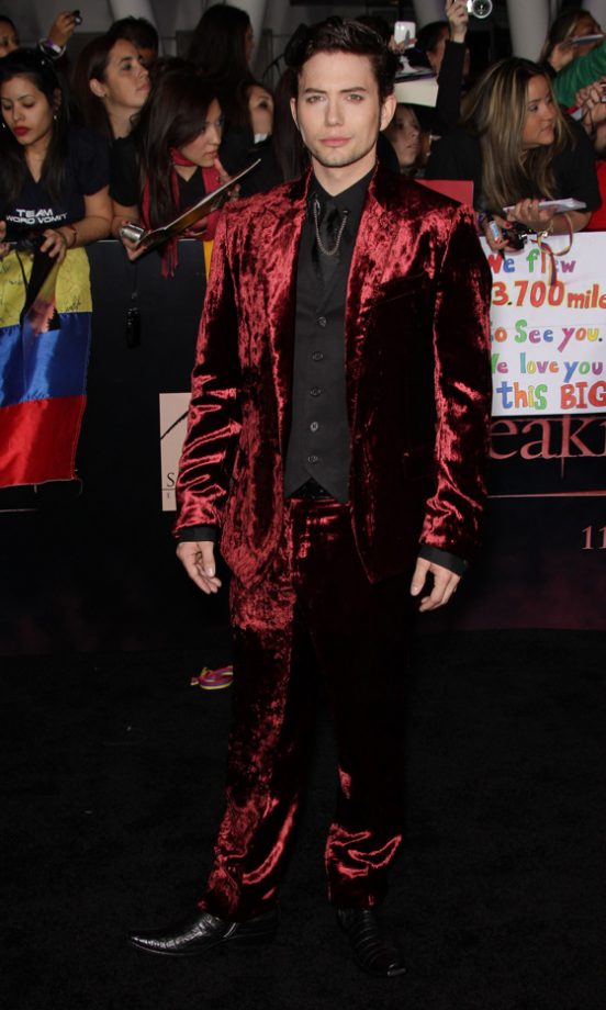 Jackson Rathbone (Jasper) At The LA Premiere Of Twilight Breaking Dawn Part 1, 2011