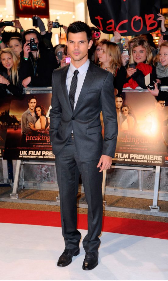 Taylor Lautner At The London Premiere Of Twilight: Breaking Dawn - Part 1, 2011