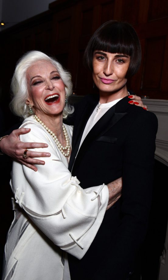 Carmen dell'Orefice And Erin O'Connor Both Rocked Matching Monochrome Outfits - We Can't Believe Carmen Just Turned 80