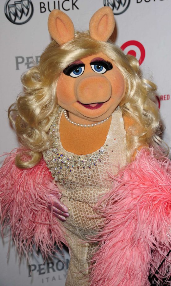 We Just Had To Show You This: Miss Piggy Made A Glamorous Appearance At The OUT Magazine Party, 2011