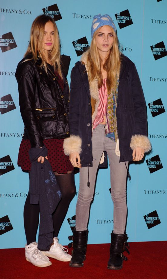 Cara Delevingne Looked Her Usual Fab Self At The Launch Of London’s Somerset House Ice Rink, 2011