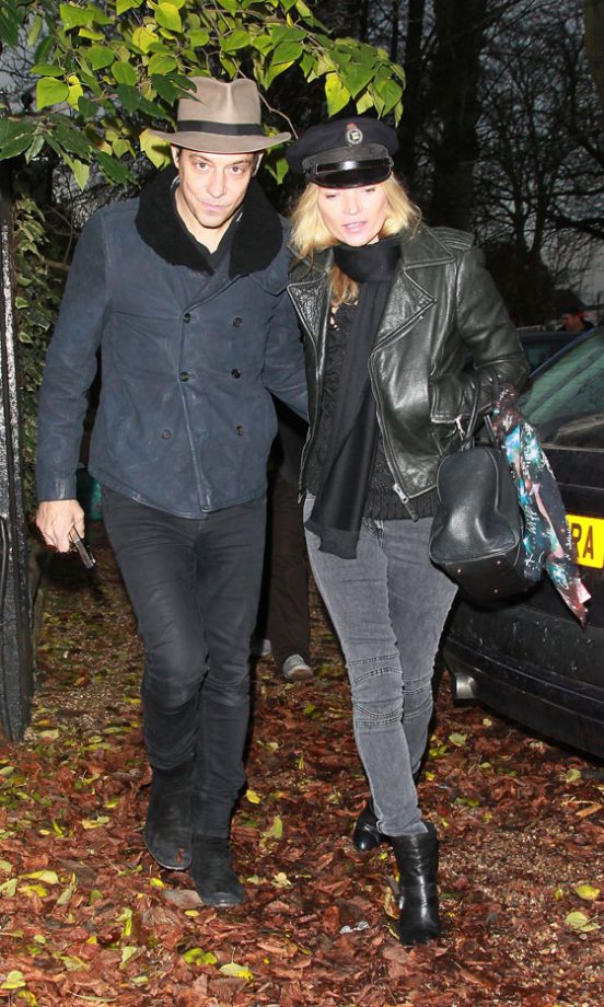 Kate Moss Stepped Out In London Rocking A Fab Military Hat - Like It! 2011