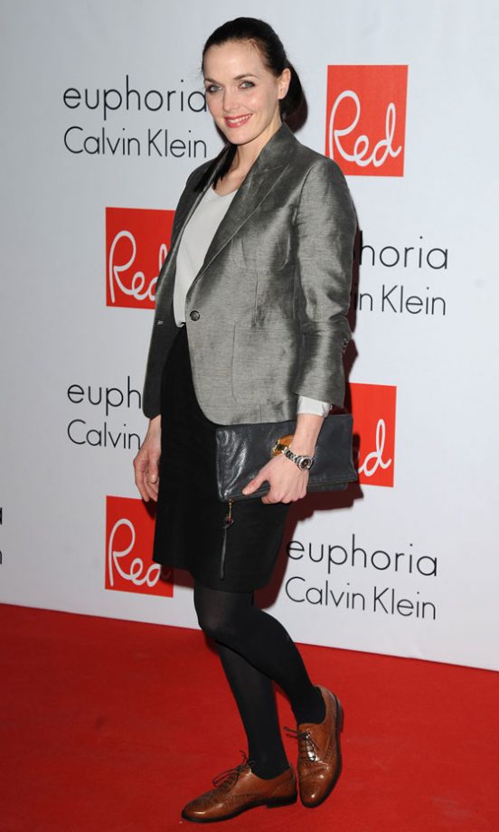 Victoria Pendleton Dressed Down Her Red Carpet Look With Some Classic Brogues At Red's Hot Women Of The Year Awards, 2011