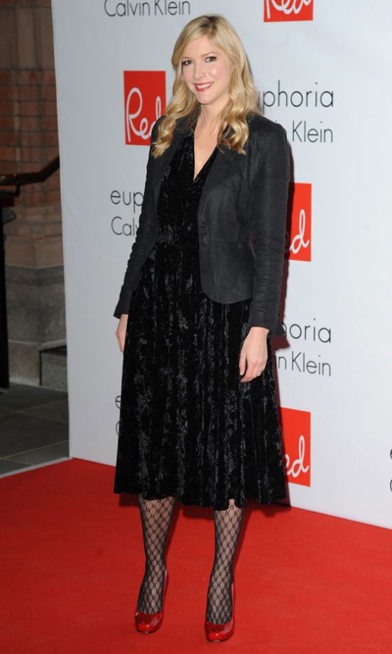 Lisa Faulkner Matched Her Shoes With A Bright Red Lip At Red's Hot Women Of The Year Awards, 2011