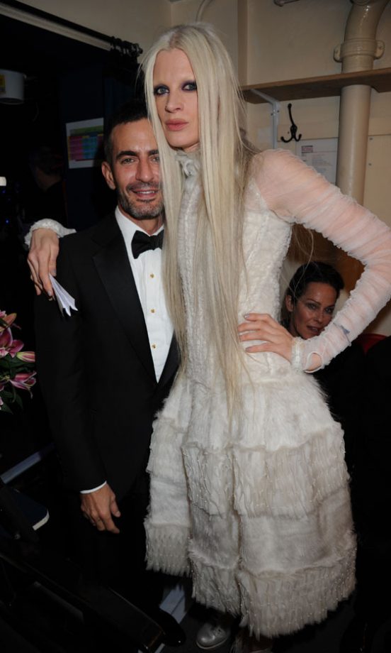 Marc Jacobs And Kristen McMenamy At The British Fashion Awards, 2011