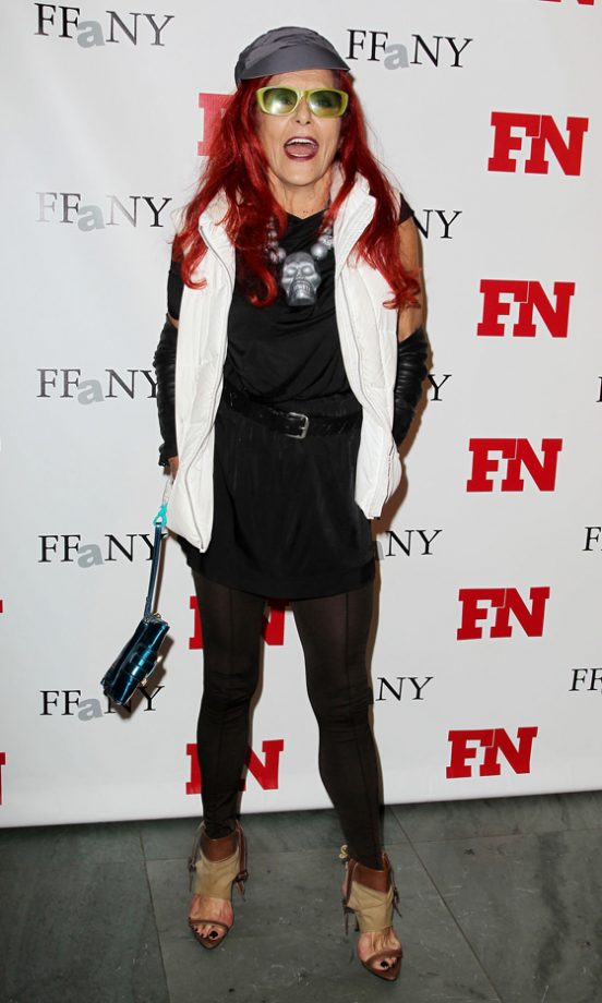Sex And The City Stylist Patricia Field Worked Her Usual Eclectic Style At The Footwear News Achievement Awards 2011