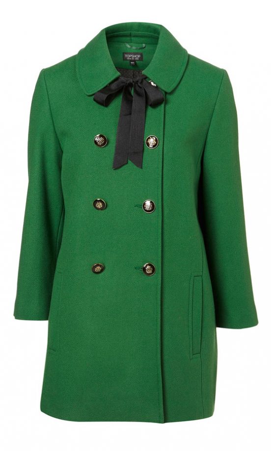 Topshop Green Coat, £75