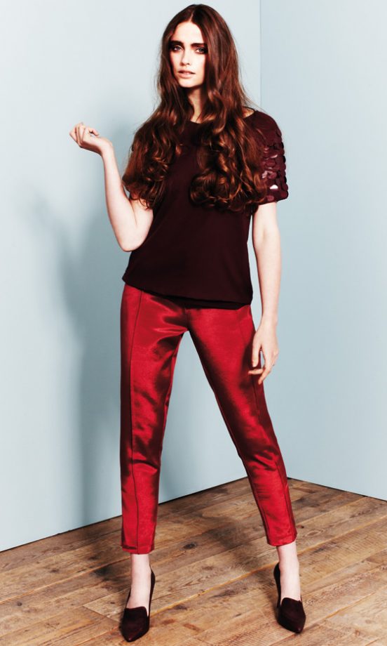 Topshop Silk Trousers By Boutique, £80