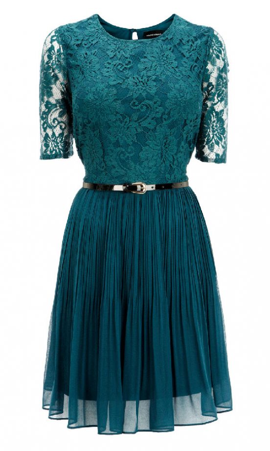 Warehouse Green Lace Dress, £65