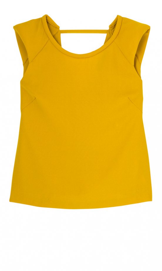 Zara Mustard Sleeveless Top, £29.99 – In Store Only