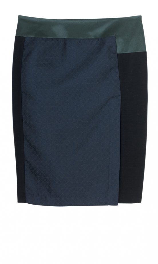 Zara Panelled Pencil Skirt, £39.99 – In Store Only