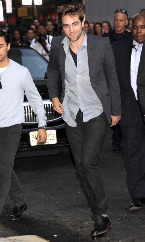 Robert Pattinson: A Little Bit Smart; A Little Bit Scruffy. We Like It. Nov '11