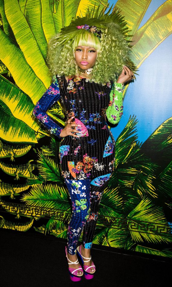 Nicki Minaj Managed Stole The Spotlight At The Versace For H&M Fashion Show In New York, 2011