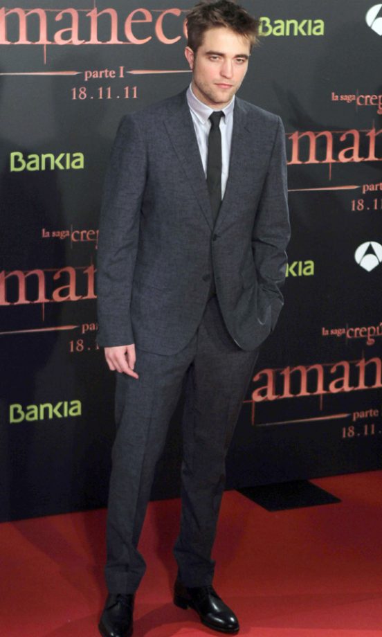 Robert Pattinson's Been Spoiling Us This Week - This Time He's In Spain For The Twilight Saga: Breaking Dawn: Part 1 Premiere, 2011