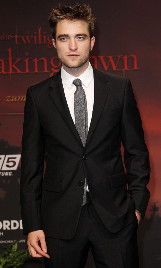 Robert Pattinson Was Suited And Booted In Germany For The Twilight Saga: Breaking Dawn Part 1 Premiere, 2011