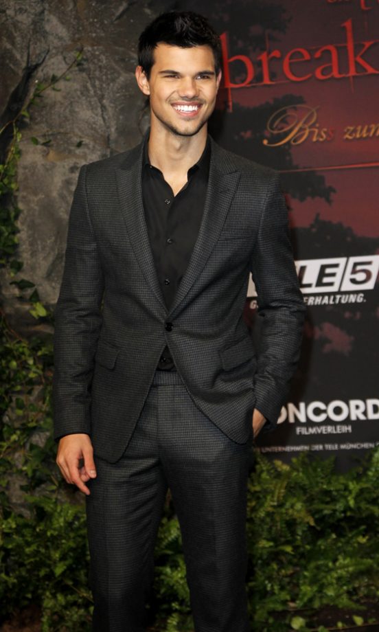 Taylor Lautner Continued His Fashion Run In Germany For The Twilight Saga: Breaking Dawn Part 1 Premiere, 2011