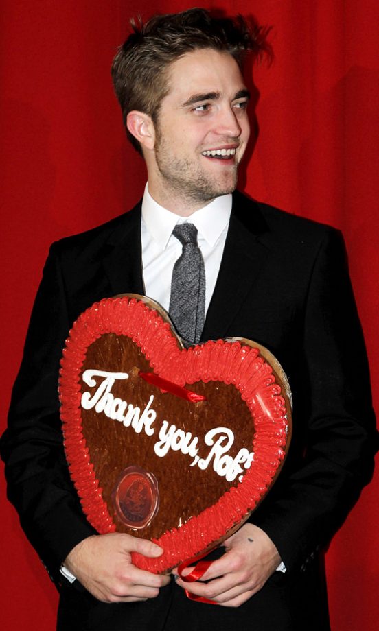 Robert Pattinson Enjoyed Heart-Shaped Treats In Germany For The Twilight Premiere, 2011