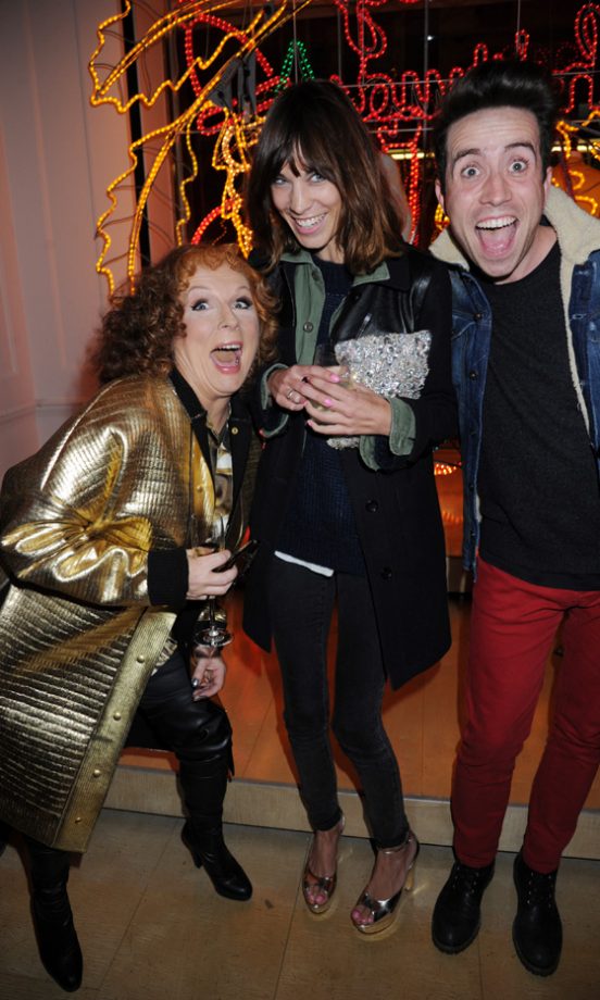 Jennifer Saunders' Absolutely Fabulous Character Edina Monsoon Partied At Stella McCartney's London Store With Alexa Chung And Nick Grimshaw, 2011