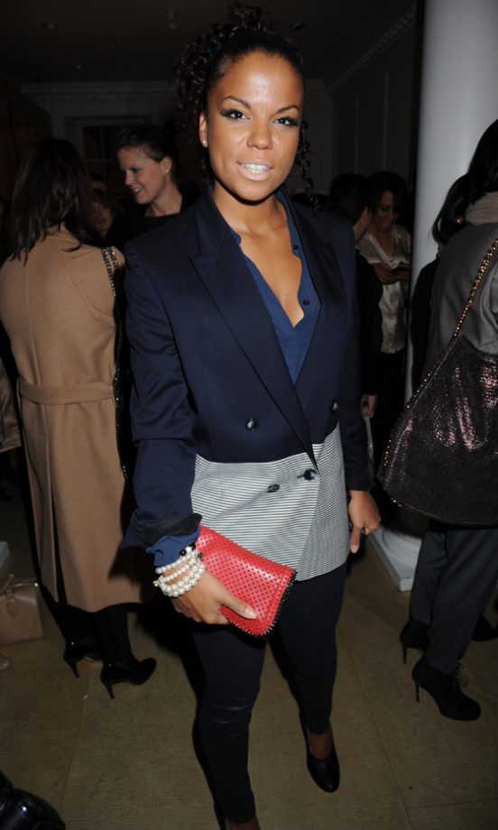 Ms Dynamite Worked Nude Lips And Sleek Hair At The Stella McCartney Mayfair Store, 2011