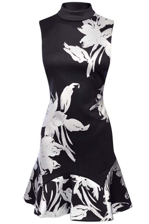 Karen Millen at House of Fraser high neck dress, £160