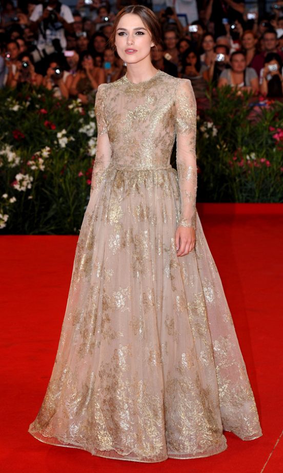 Keira Knightley Sparkled In A Valentino Dress At The Venice Film Festival 2011