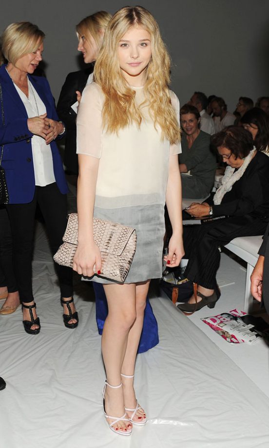 Chloe Moretz Cemented Her Style Star Status By Bagging A Front Row Seat At Calvin Klein's SS12 Fashion Show. 2011