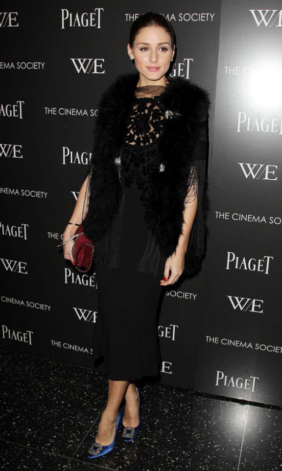 Olivia Palermo Looked Sophisticated In A Vintage-Inspired Outfit At A Screening Of W.E. 2011