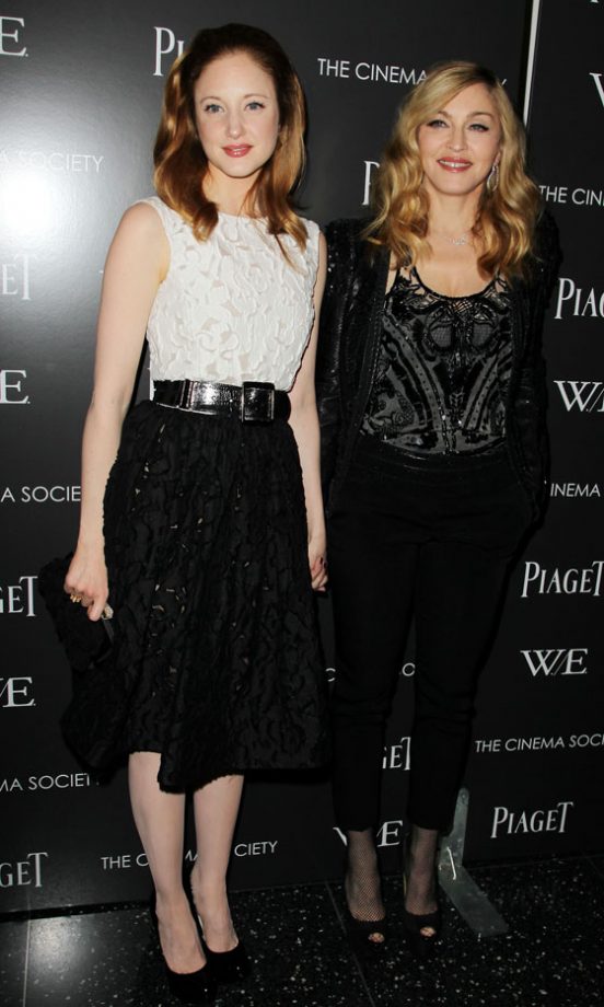 Andrew Riseborough And Madonna Worked Chic Monochrome Outfits At A Screening Of W.E. 2011