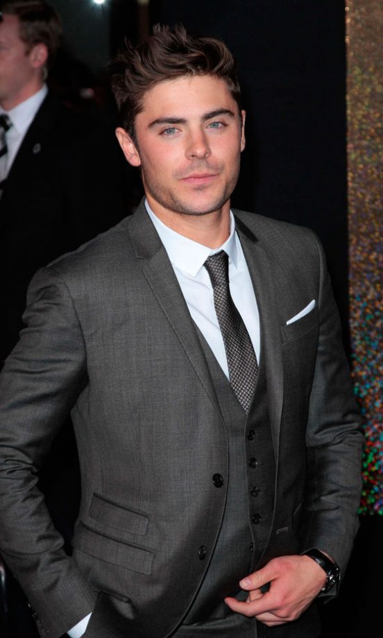 Zac Efron At The LA Premiere Of New Year's Eve, 2011