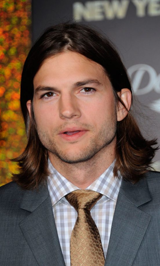 Ashton Kutcher At The LA Premiere Of New Year's Eve, 2011