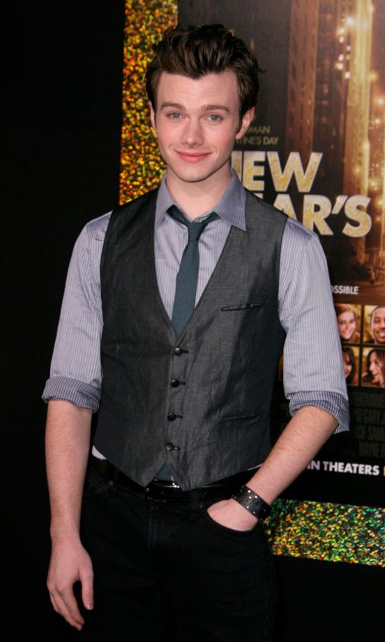 Chris Colfer At The LA Premiere Of New Year's Eve, 2011