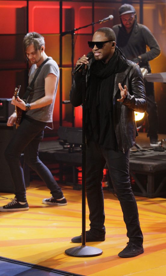 Taio Cruz Also Hit The Mic To Perform On The Tonight Show With Jay Leno, 2011