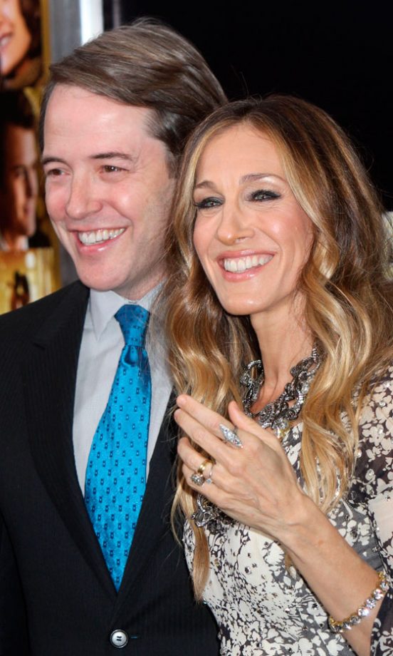Sarah Jessica Parker And Husband Matthew Broderick At The New York Premiere Of New Year's Eve, 2011