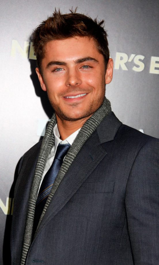 Zac Efron At The New York Premiere Of New Year's Eve, 2011