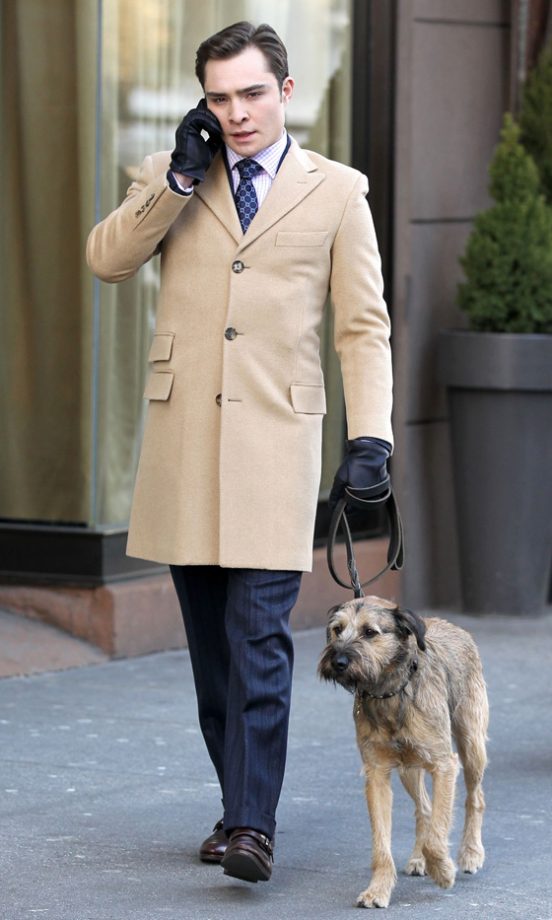 Ed Westwick Was Back On The Gossip Girl Set, 2011