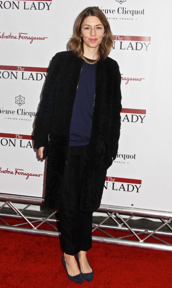 Sofia Coppola Kept It Cool And Sophisticated At The At The Iron Lady Film Premiere In New York, 2011