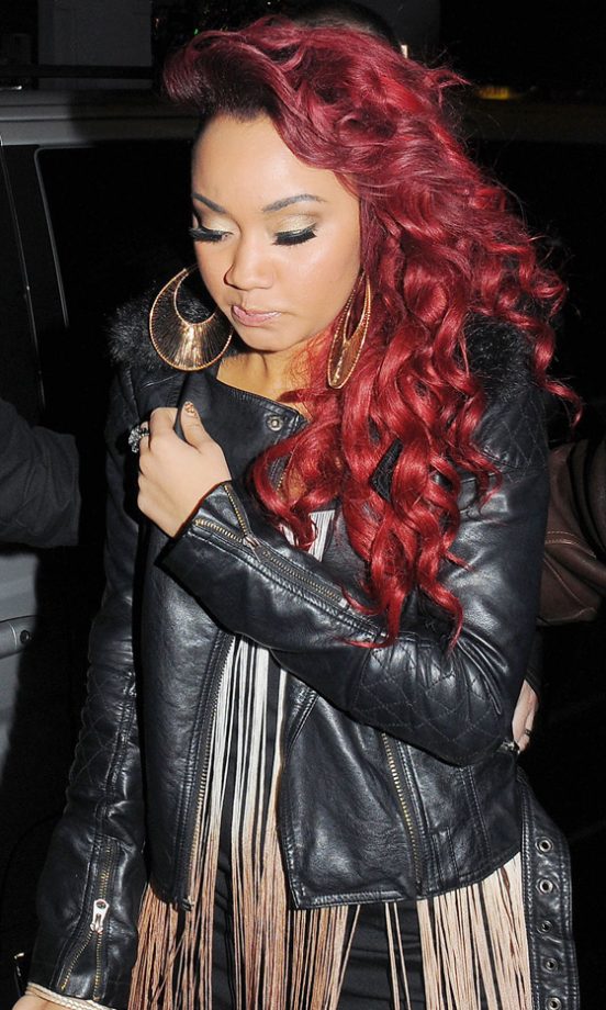 Leigh-Anne Pinnock Worked A Fringed Dress And Leather Jacket At The X Factor Wrap Party, 2011