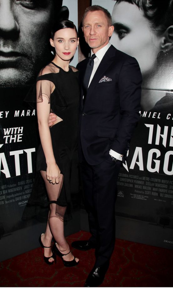 Rooney Mara And Daniel Craig Looked Picture-Perfect At The Girl With The Dragon Tattoo New York Premiere, 2011