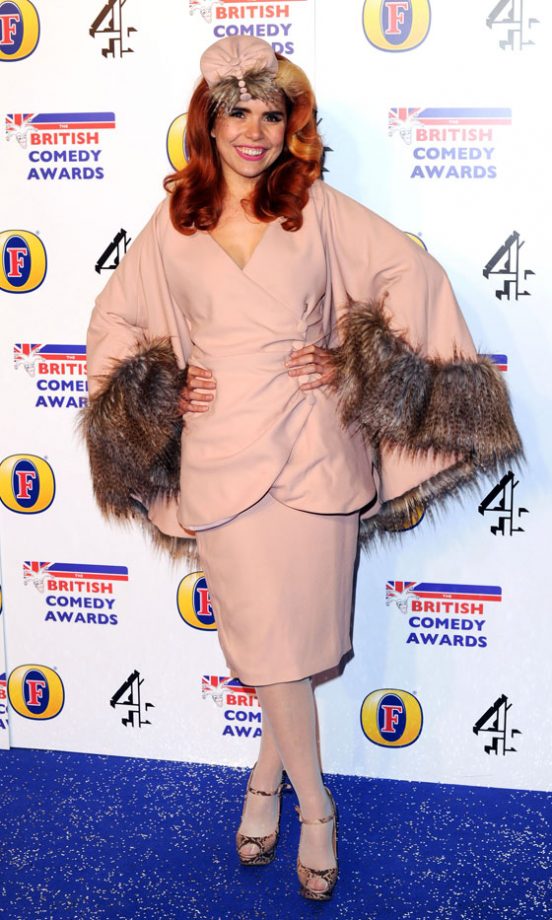 Paloma Faith Showed Off Her Signature Style In A Fur Tipped Vintage Cape And Pillbox Hat. 2011
