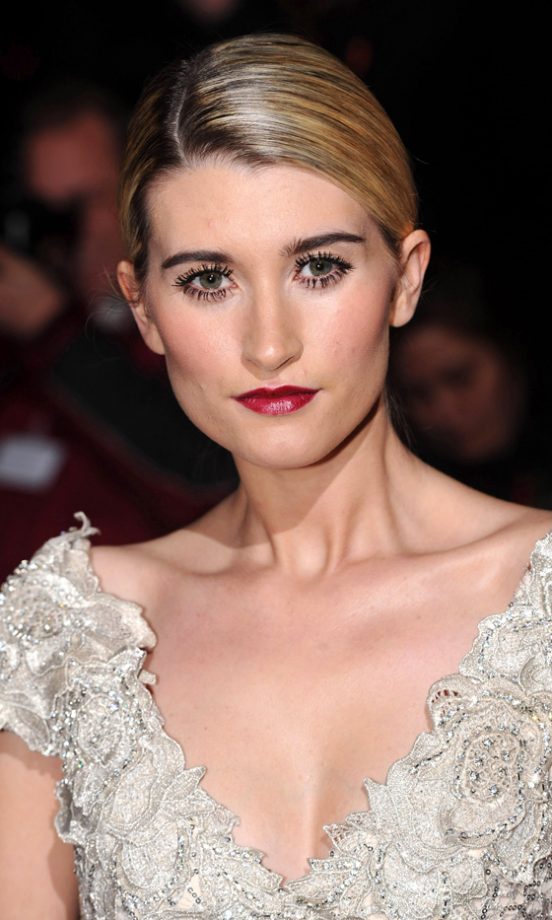 Charley Webb Rocked Her Fab Dress With Berry Lips At The Military Awards 2011