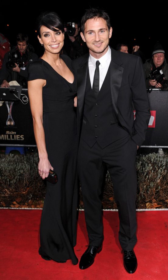 Christine Bleakley And Frank Lampard Worked The Cameras In Head-To-Toe Black At The Military Awards 2011