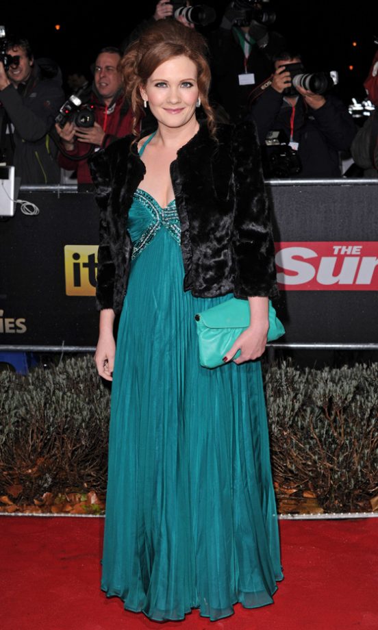 Jennie McAlpine Looked Party-Perfect In A Green Dress At The Military Awards 2011
