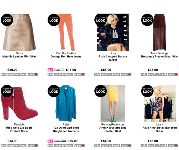 Check out the brand new LOOK shopping website and shop the mag now