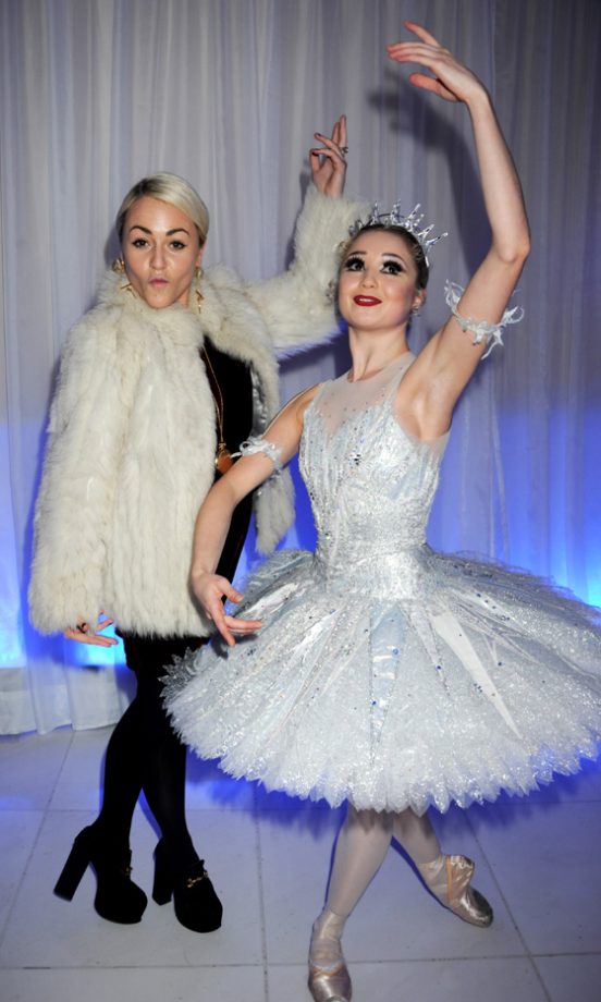 Jaime Winstone Tried Out For A Place On Stage At The English National Ballet Christmas Party 2011
