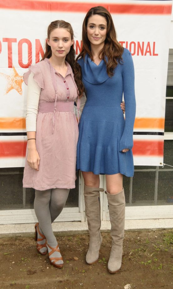 Striking Duo: Rooney Mara And Emmy Rossum Turned Heads Again... This Time At The Hamptons International Film Festival 2009