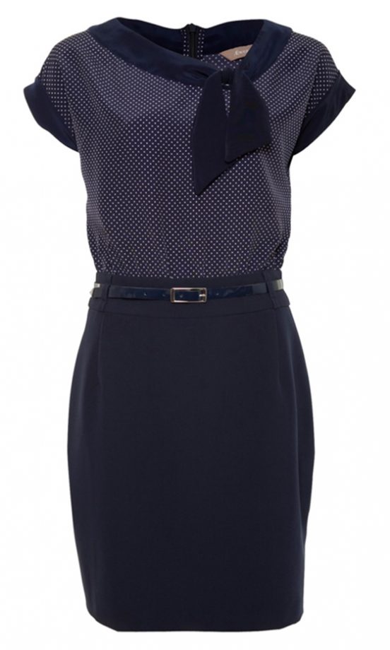 A|wear Penelope Polka Dot Tie Front Dress, £45