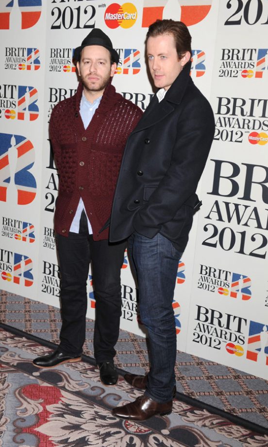 Chase And Status At The Brit Awards Nominations Party 2012