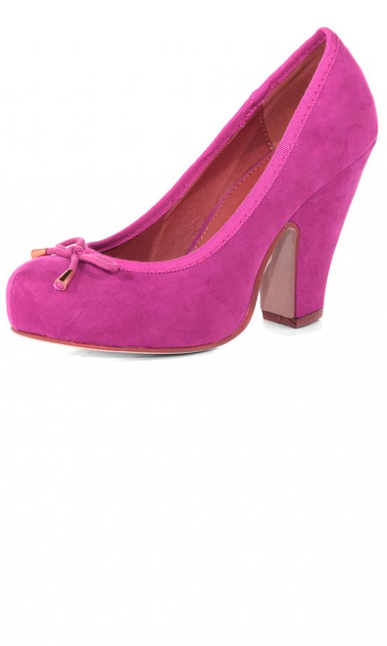 Dorothy Perkins Pink Block Heel Courts, £32