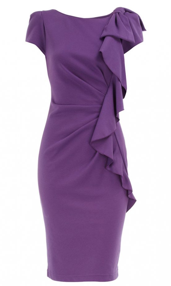 Dorothy Perkins Purple Frill Dress, £32