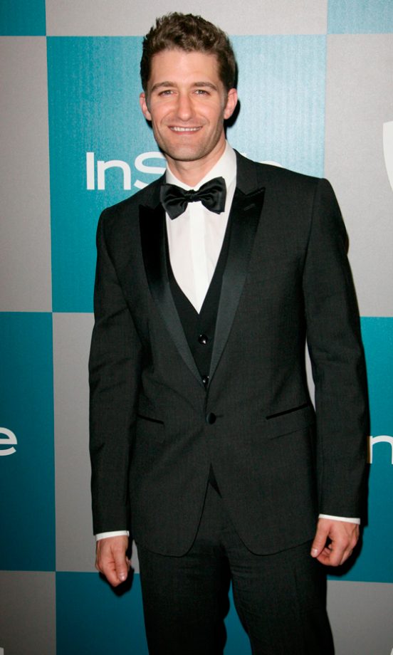 Glee Star Matthew Morrison At The Warner Brothers Golden Globes After Party 2012